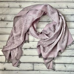 NWOT Light Purple/Pink Paisley Scarf